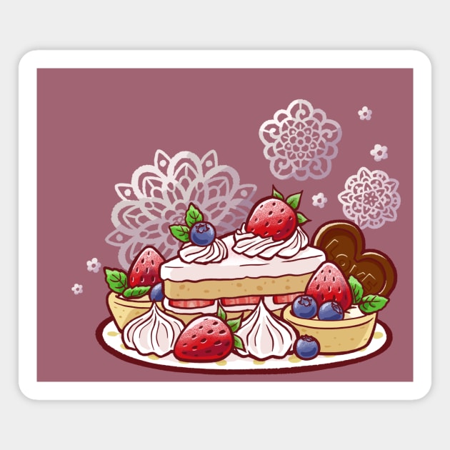 Strawberry Shortcake Magnet by norinoko